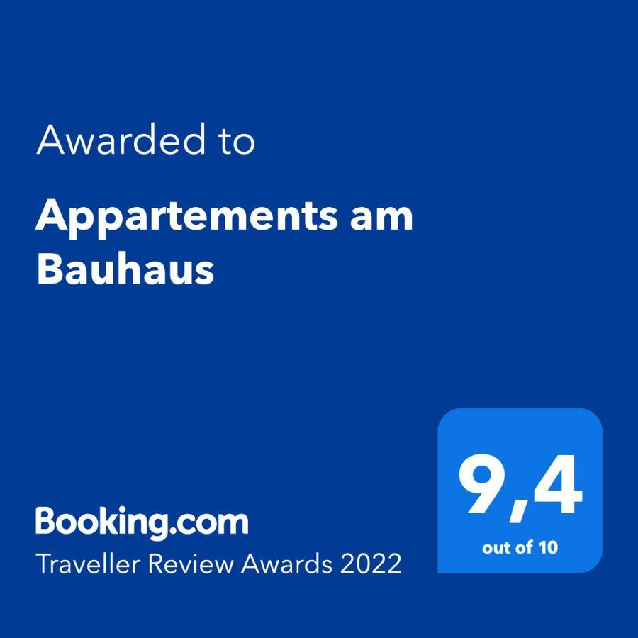 Dessau-Rosslau Appartements Am Bauhaus מראה חיצוני תמונה